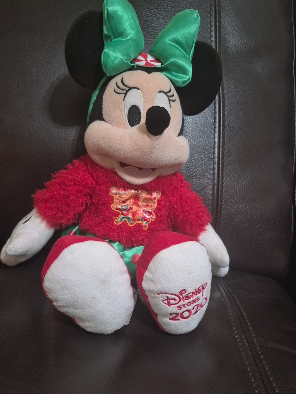 Disney Minnie Mouse Plush in Red, Green, Black, White